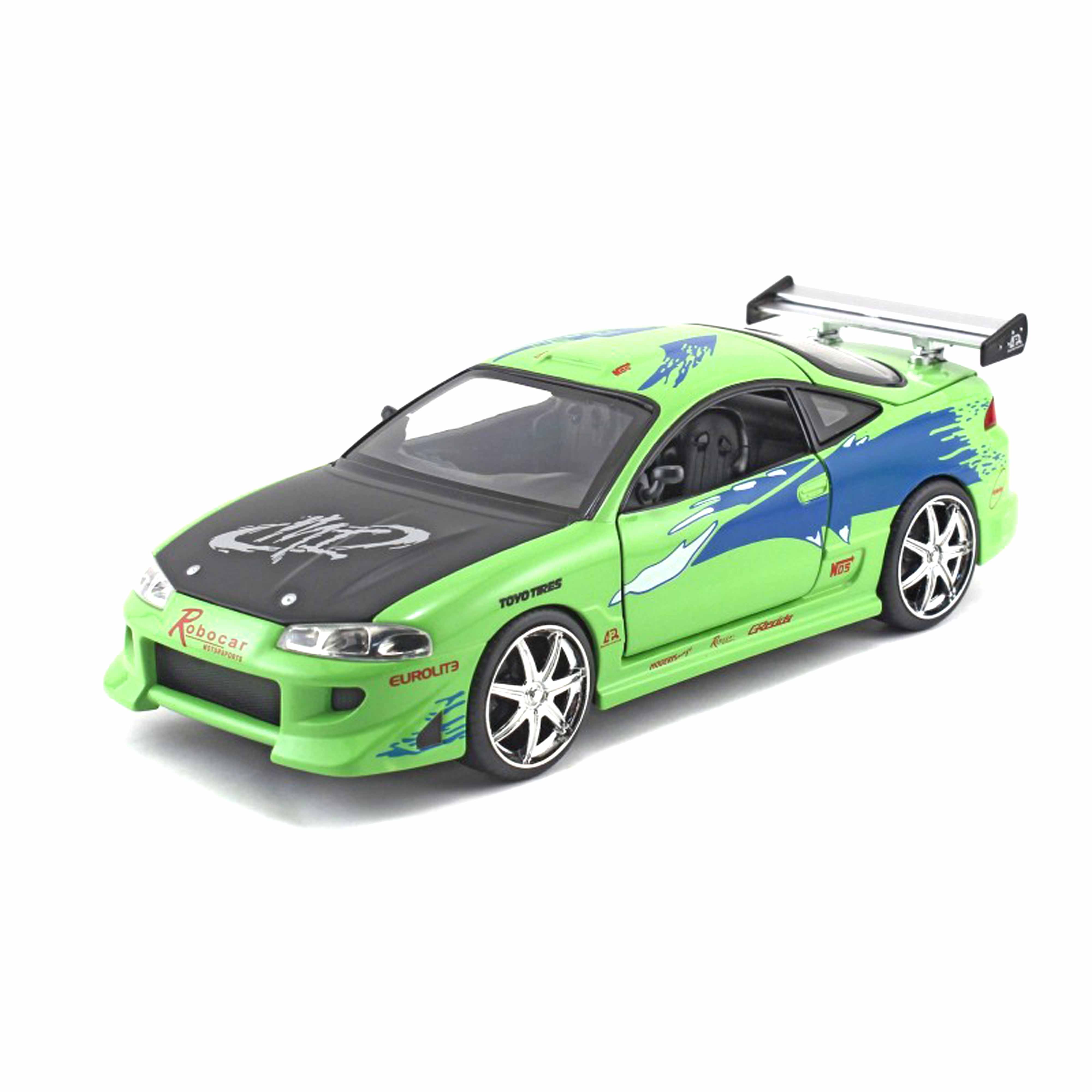 Mitsubishi Eclipse Vert Brian O'Connor 1995 « Fast and Furious » 1/24