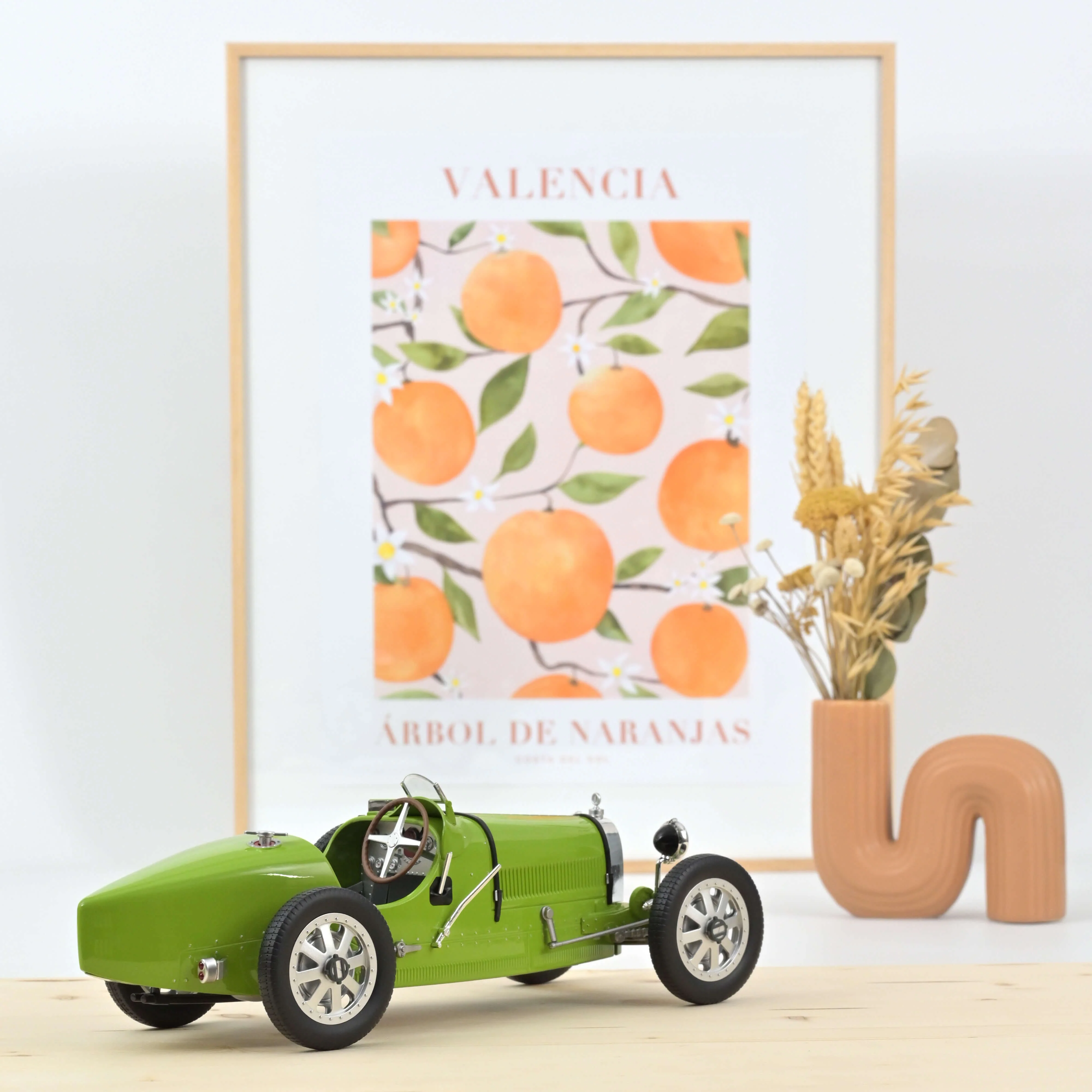 Bugatti T35 1925 Vert Olive 1/12 - 100pcs