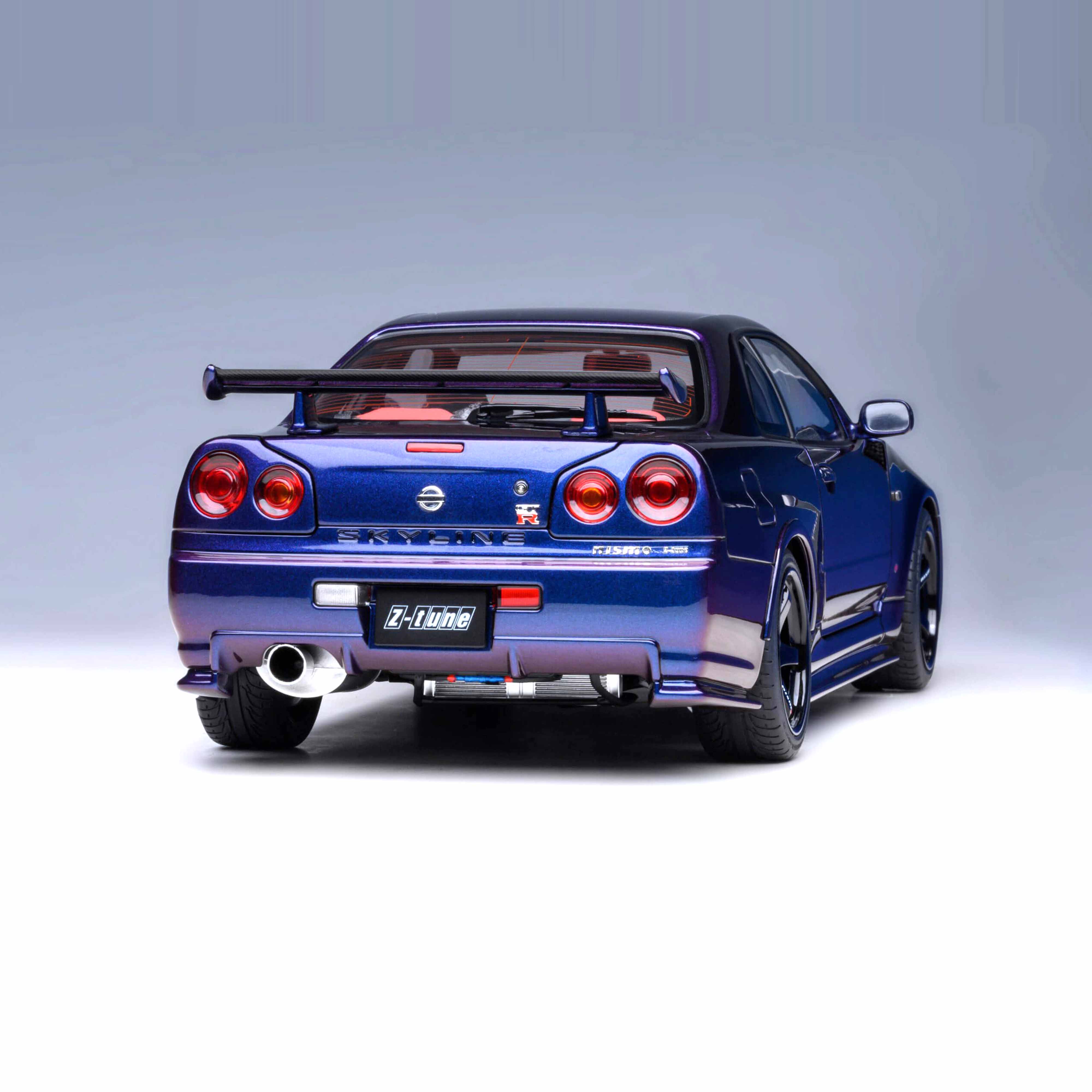 Nissan Skyline GT-R (R34) Z-Tune Violet de Minuit 1/18