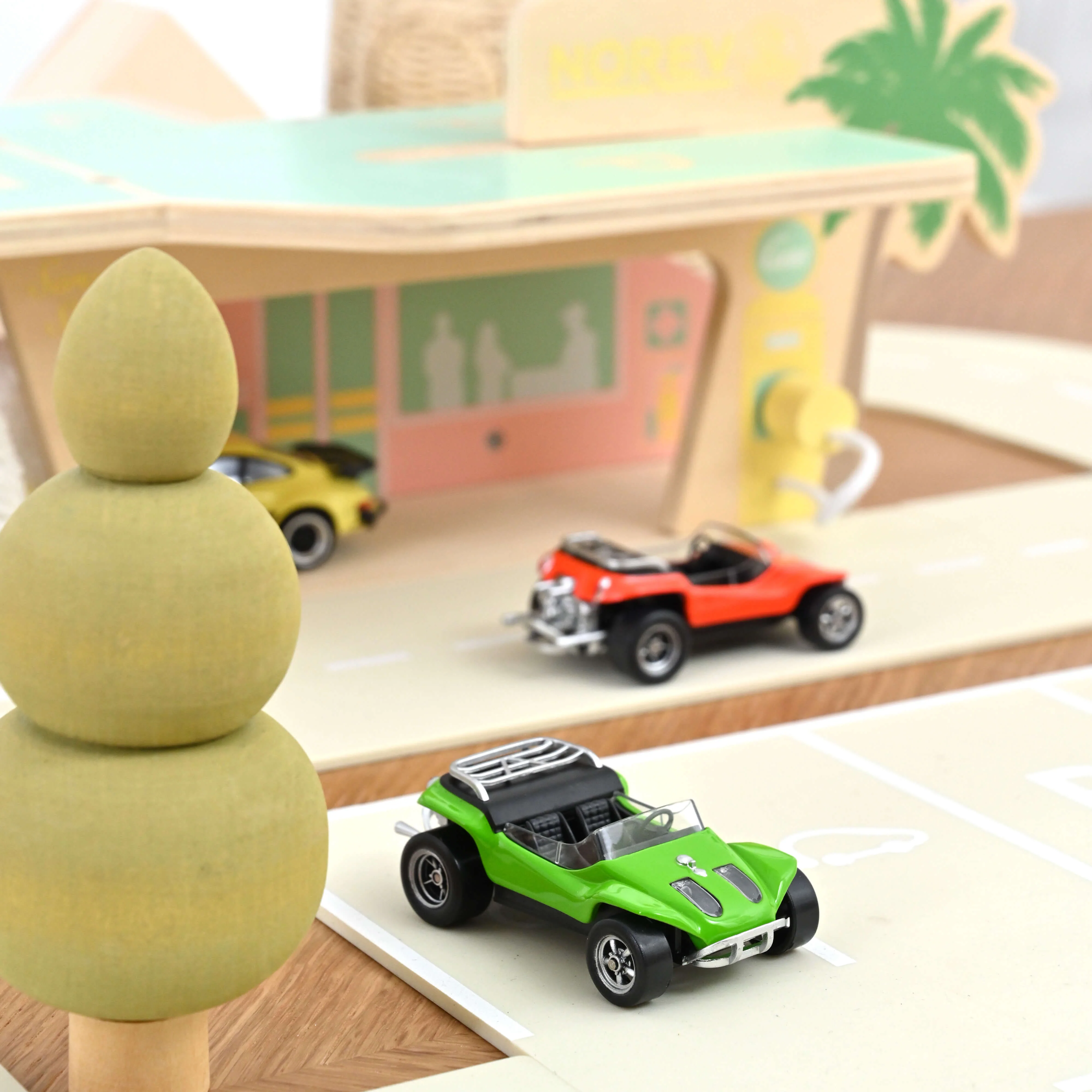 Con-Ferr Dune Buggy 1968 Vert Jet car 1/43