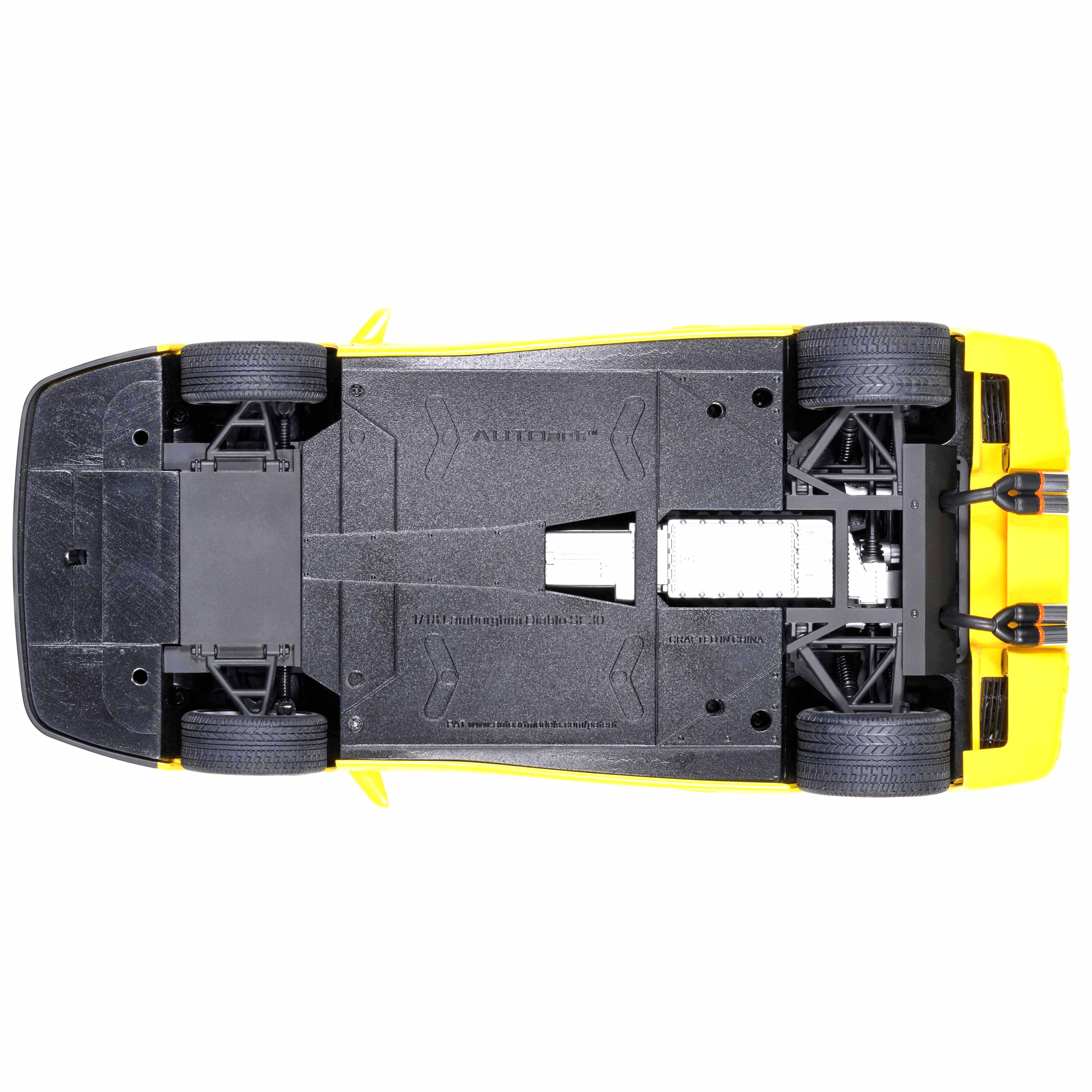 Lamborghini Diablo SE JOTA Superfly Jaune 1995 1/18