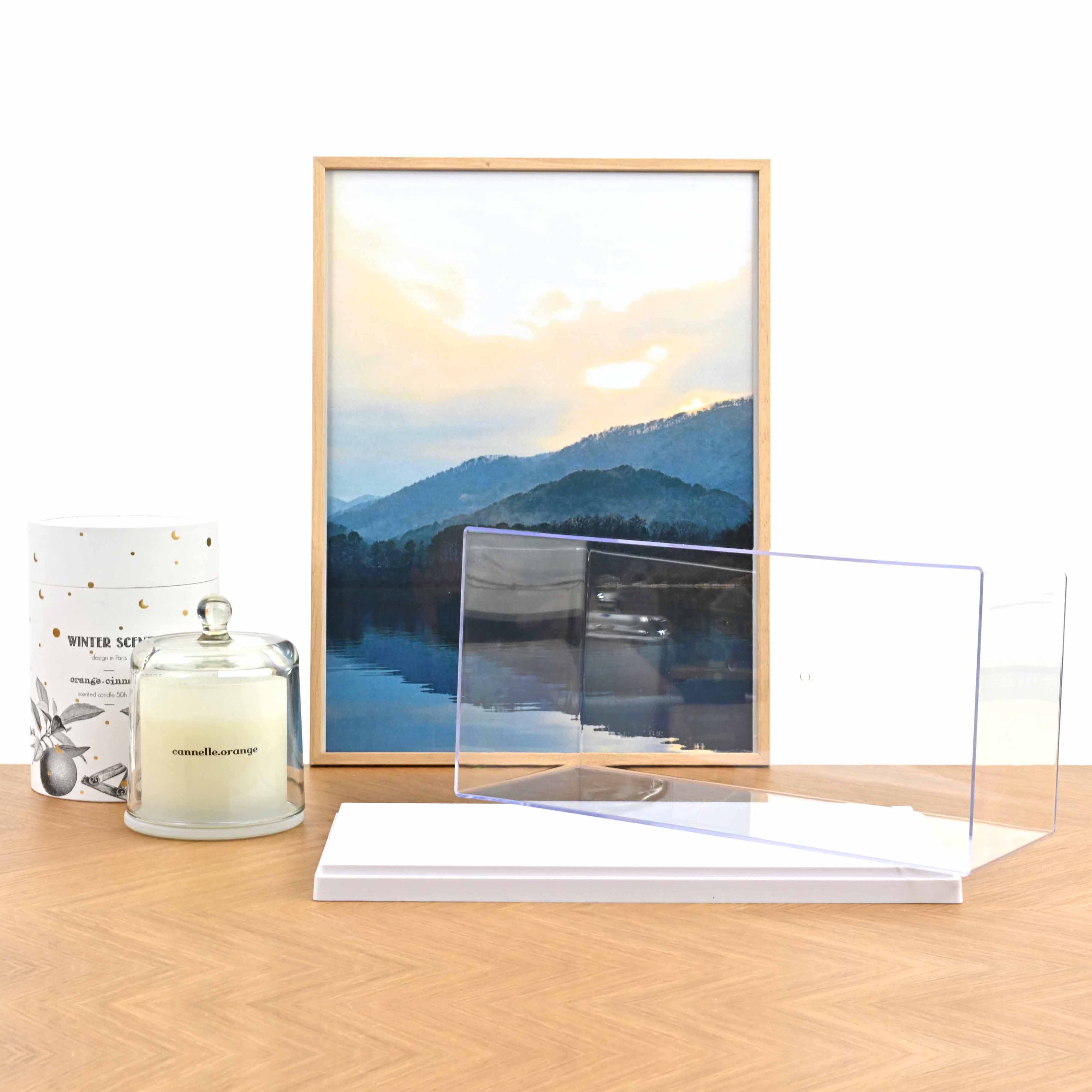 Boîte vitrine blanche 1/18