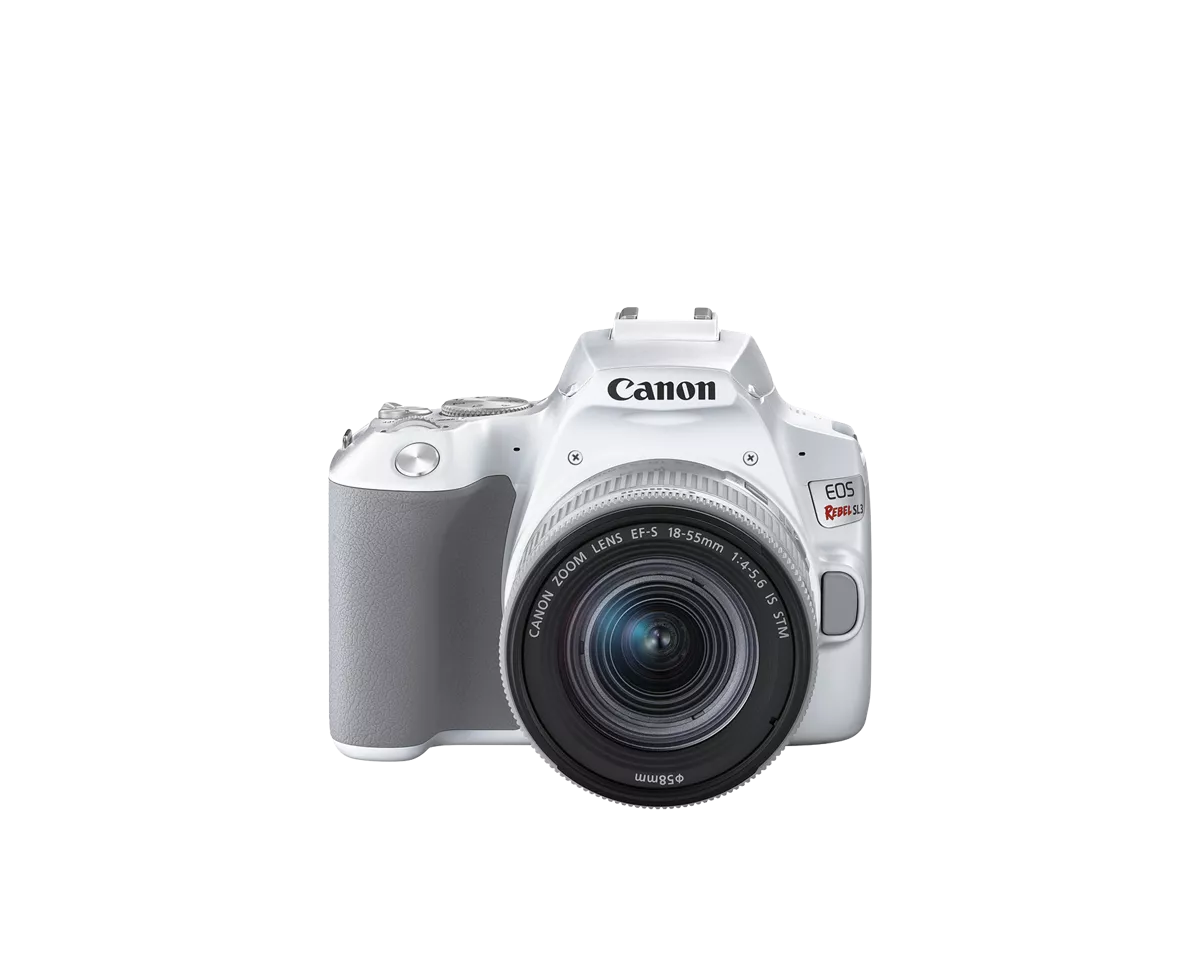 Refurbished EOS Rebel SL3 EF-S 18-55mm f/4-5.6 IS STM Lens Kit White