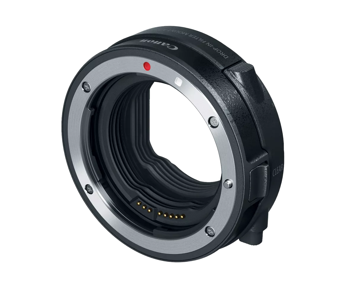 Drop-In Filter Mount Adapter EF-EOS R with Drop-In Circular Polarizing Filter A