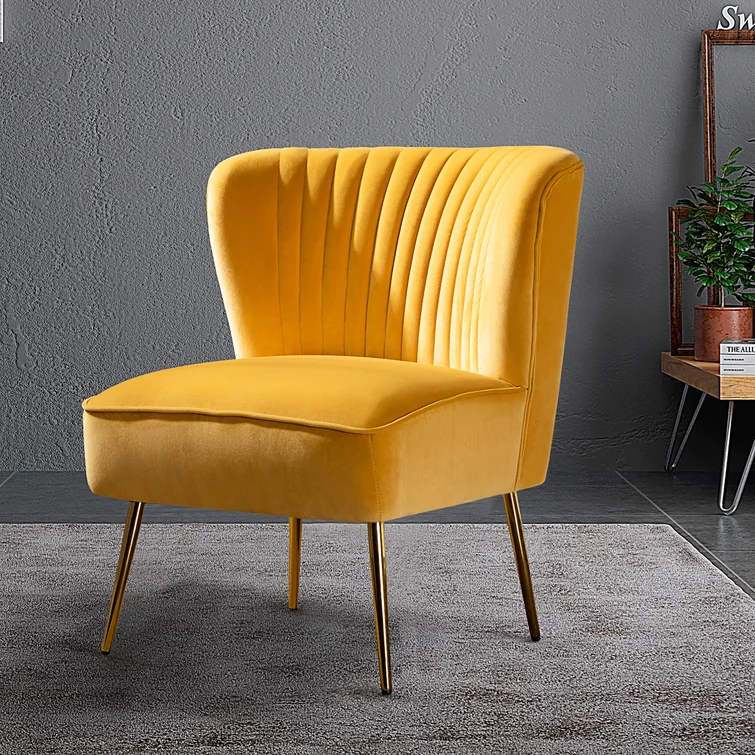 Lisette 26'' Wide Tufted Velvet Side Chair LIDL