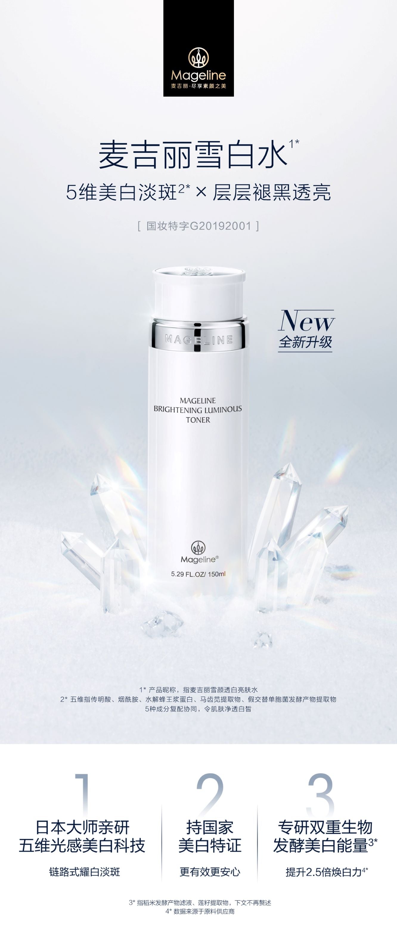 Promotion: Mageline Brightening Luminous Crystal Clear Skincare Set