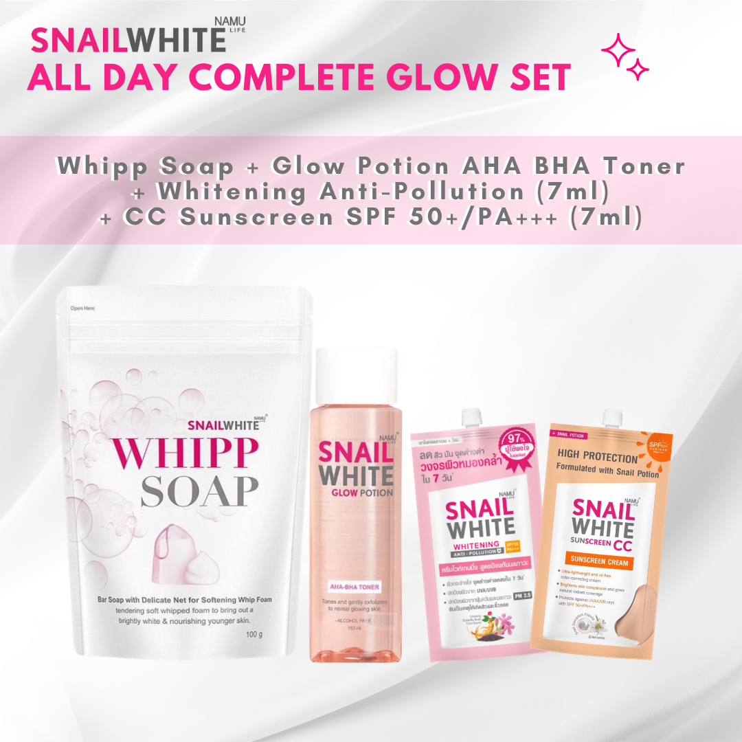 NAMU LIFE SNAILWHITE All Day Complete Glow Set