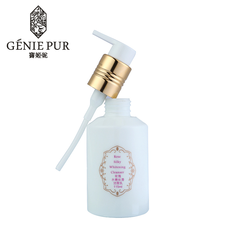 Rose Facial Cleanser GENIE PUR Deeply Cleansing Pores & Blackhead & Makeup Residue 115ml Moisturizing Brightening Refreshing