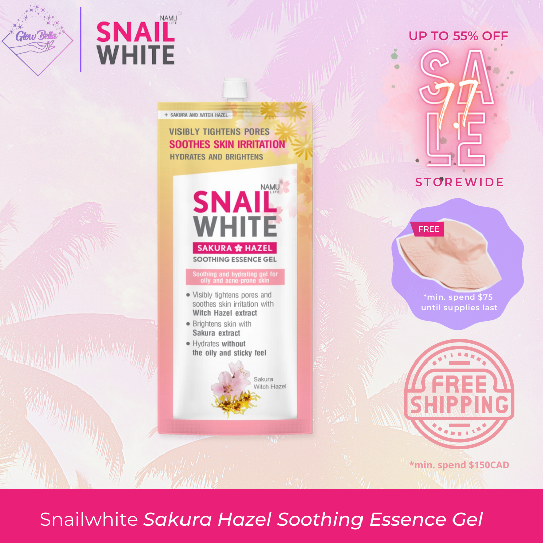 NAMU LIFE SNAILWHITE Sakura Hazel Soothing Essence Gel 20ml