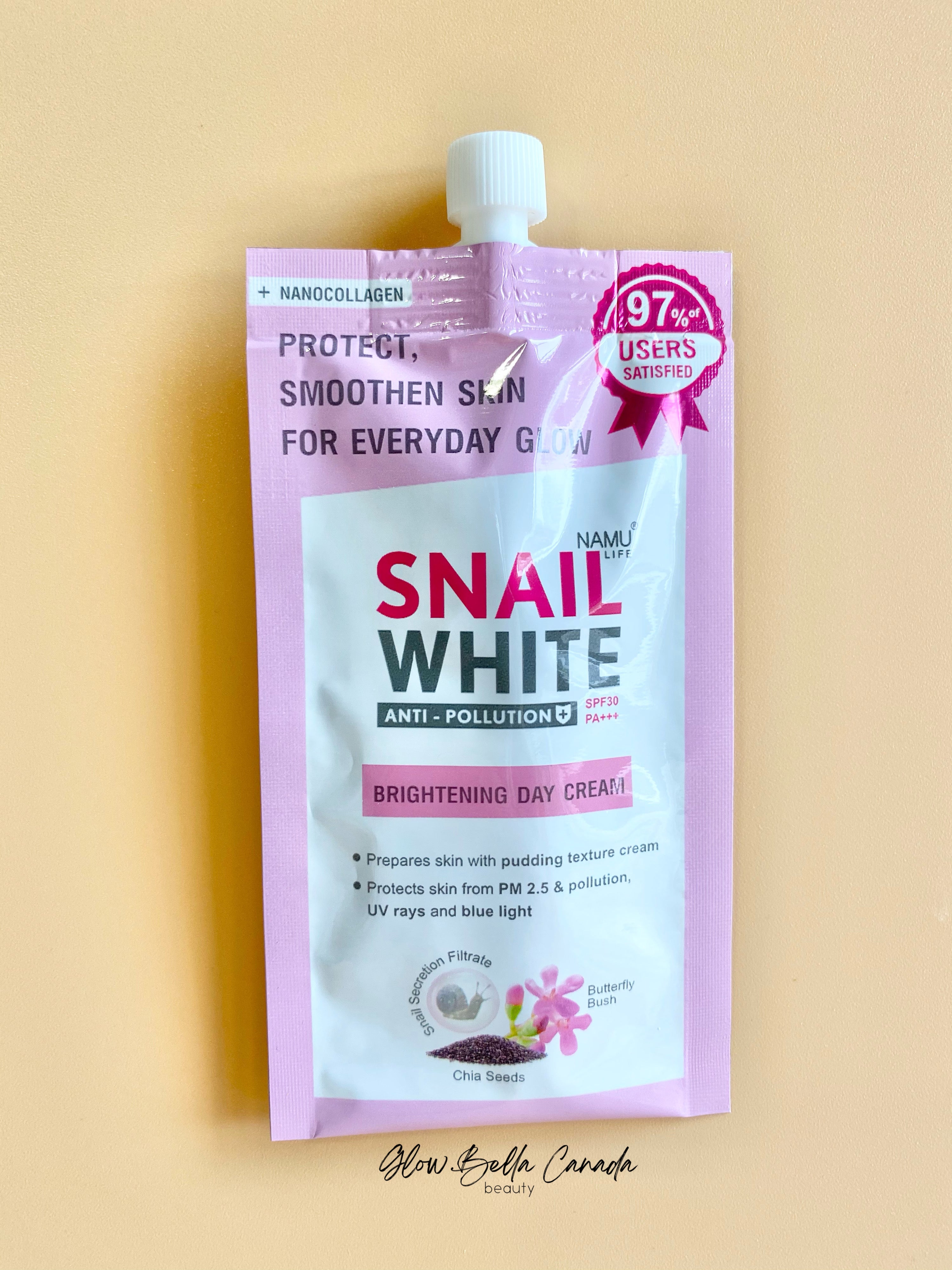 NAMU LIFE SNAILWHITE Anti-Pollution Brightening Day Cream SPF30 PA+++