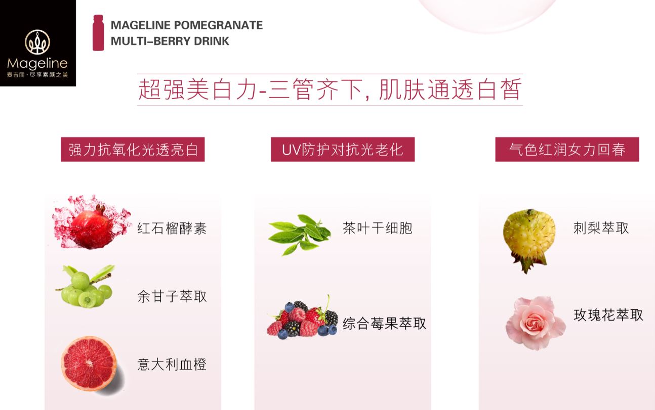 Mageline Pomegranate Multi-Berry Drink