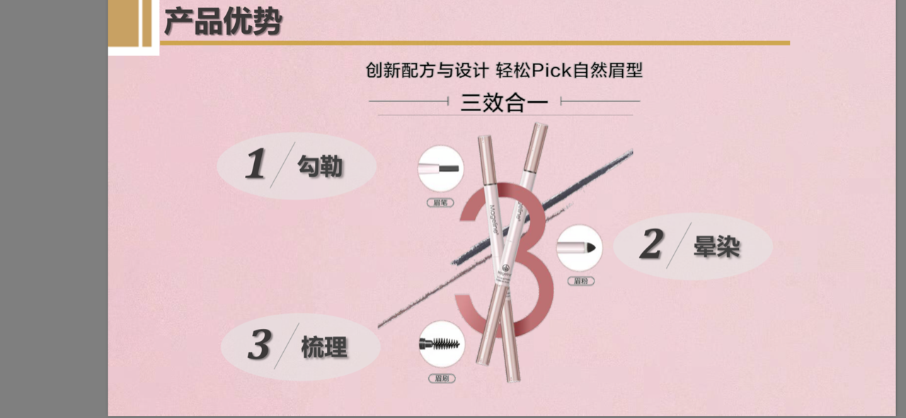 Mageline 3-in-1 Sculpturing Eye Brow Pencil