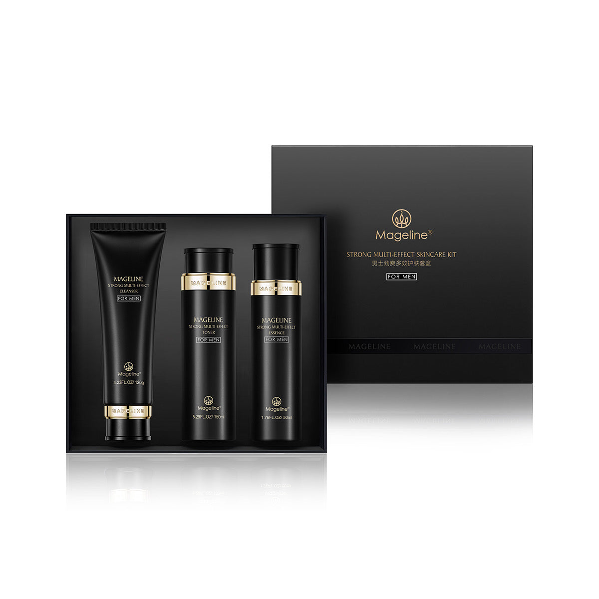 Mageline Multi-Effect Skincare Kit for Men