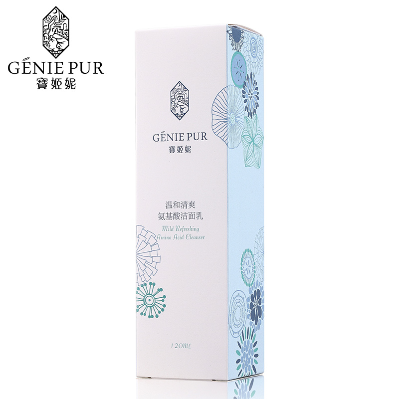 GENIE PUR Mild Amino Acid Cleanser Brightening Refreshing Cleansing Pores Makeup Residue 120ml Skin Friendly Non-irritating