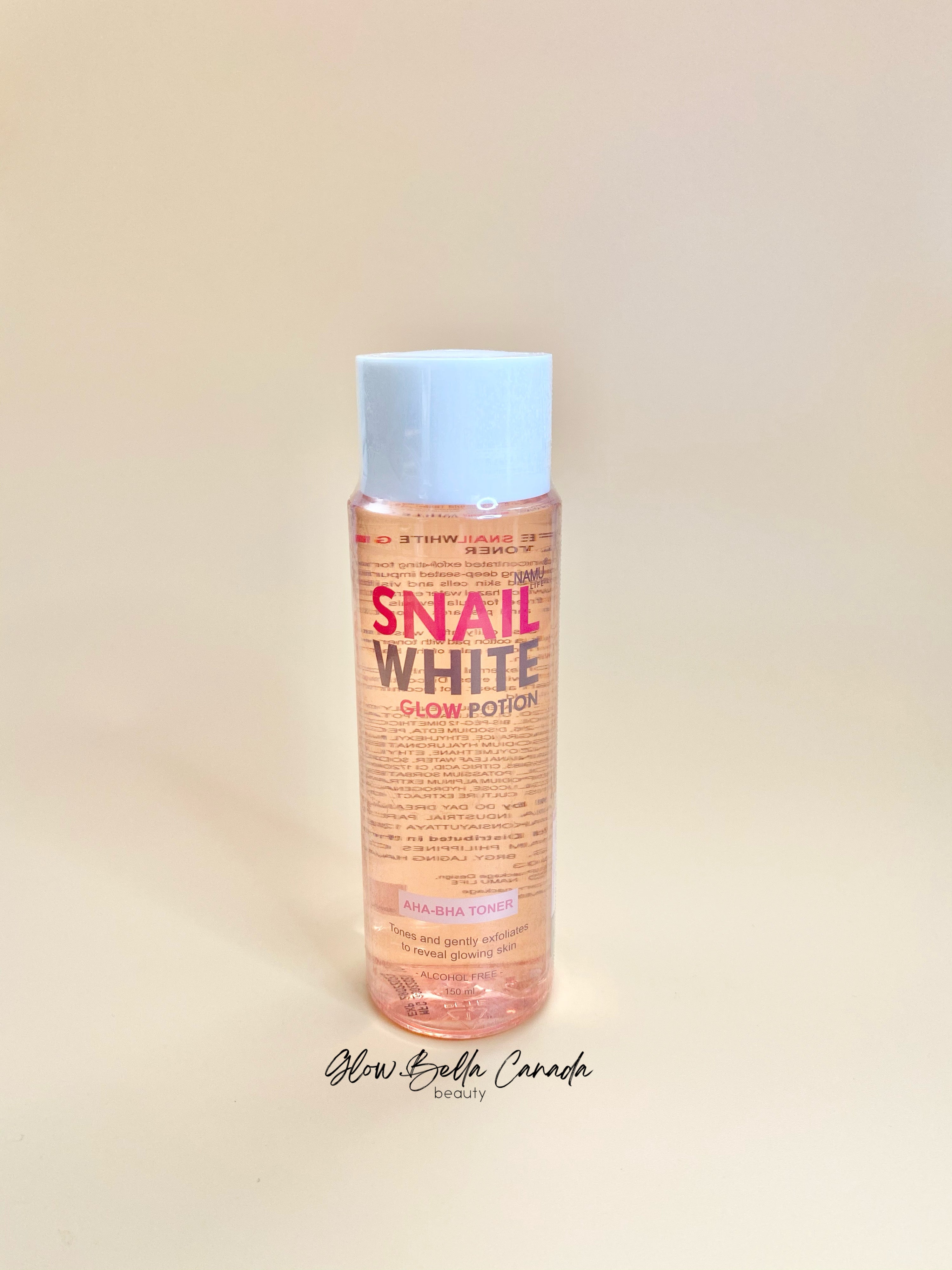 NAMU LIFE SNAILWHITE Glow Potion AHA BHA Toner