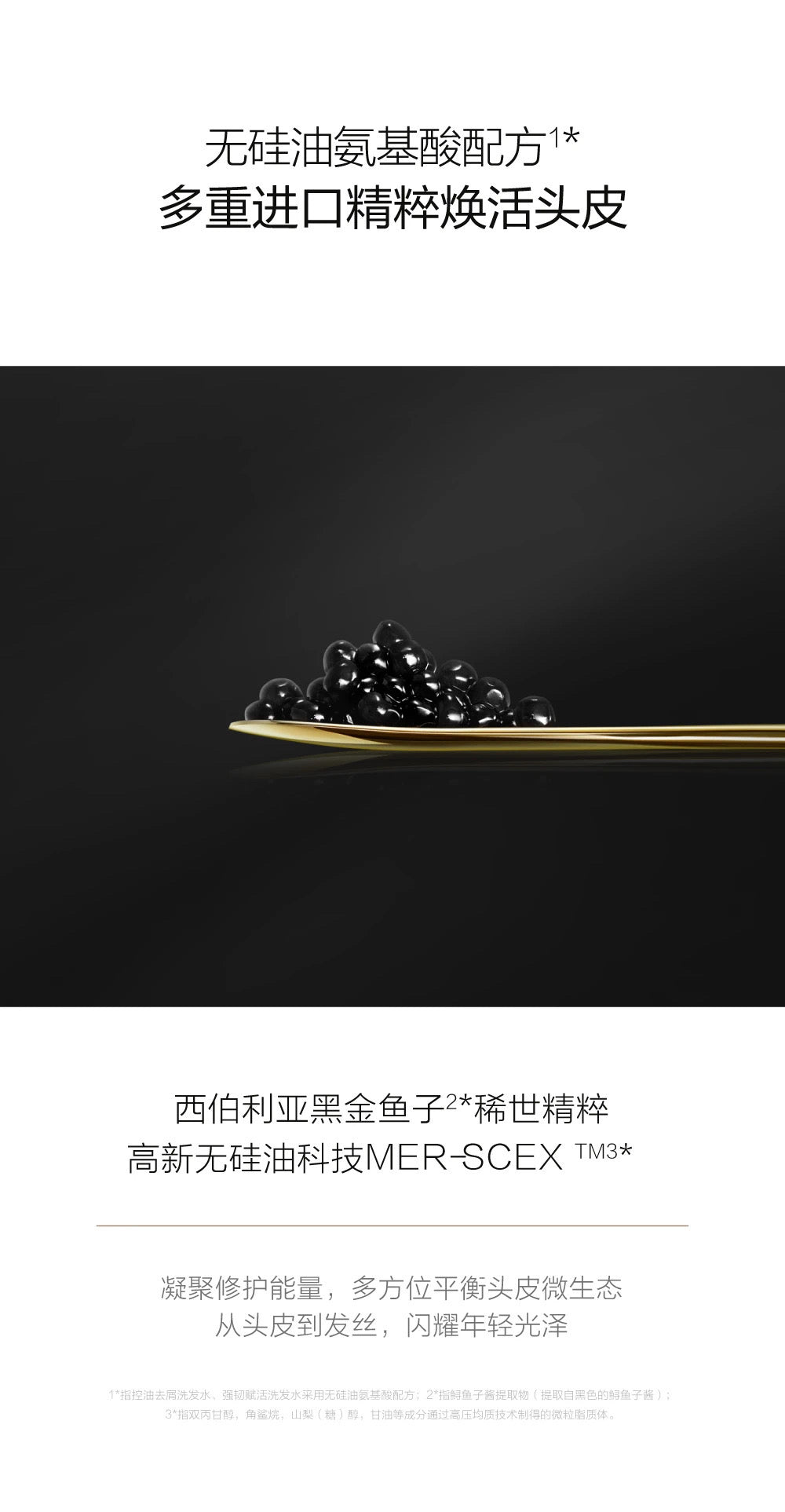 Mageline Black Golden Caviar Oil Control & Anti-Dandruff Shampoo