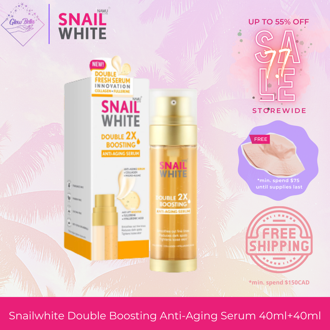 NAMU LIFE SNAILWHITE Double Boosting Anti-Aging Serum 40ml + 40ml