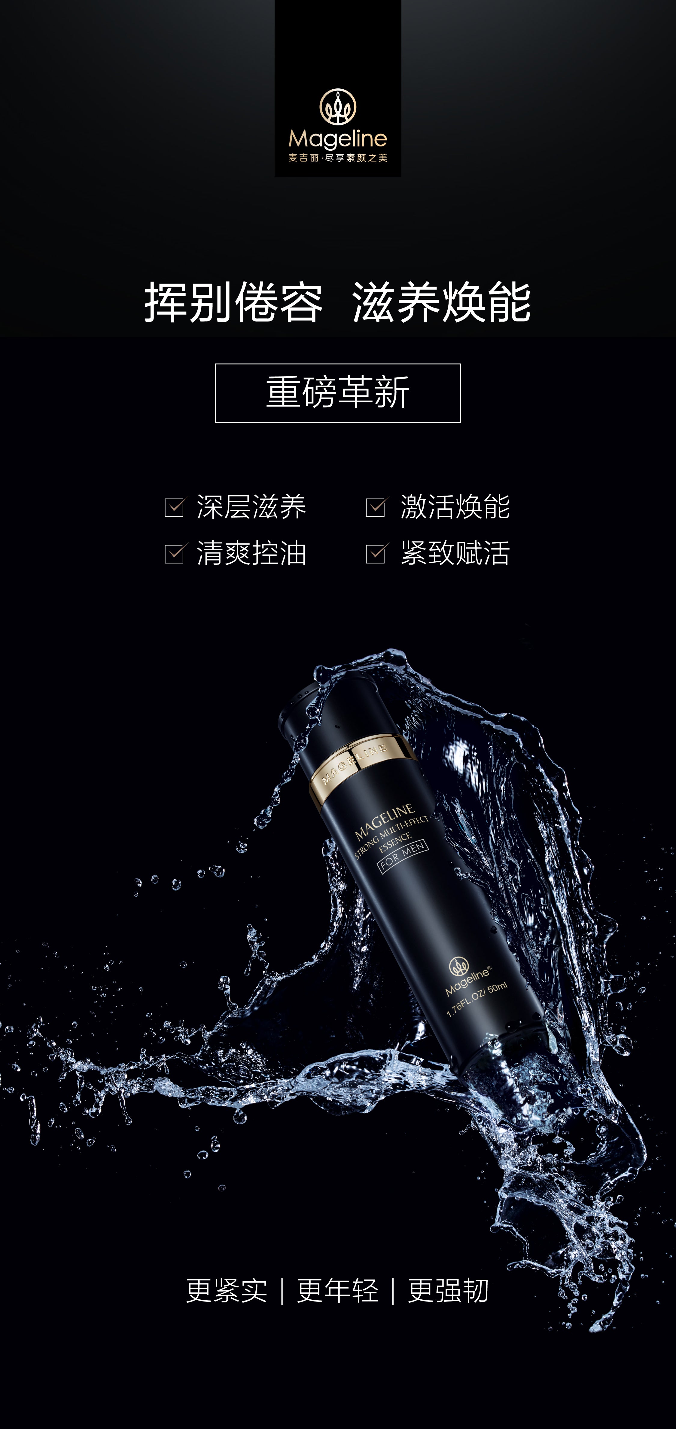 Mageline Multi-Effect Skincare Kit for Men