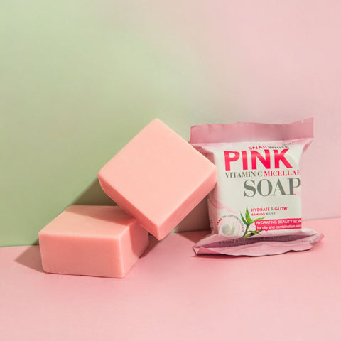 NAMU LIFE SNAILWHITE Pink Soap
