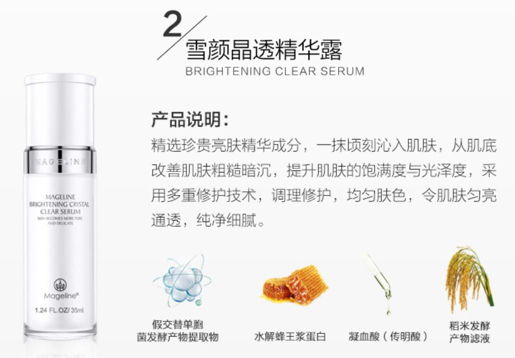 Promotion: Mageline Brightening Luminous Crystal Clear Skincare Set