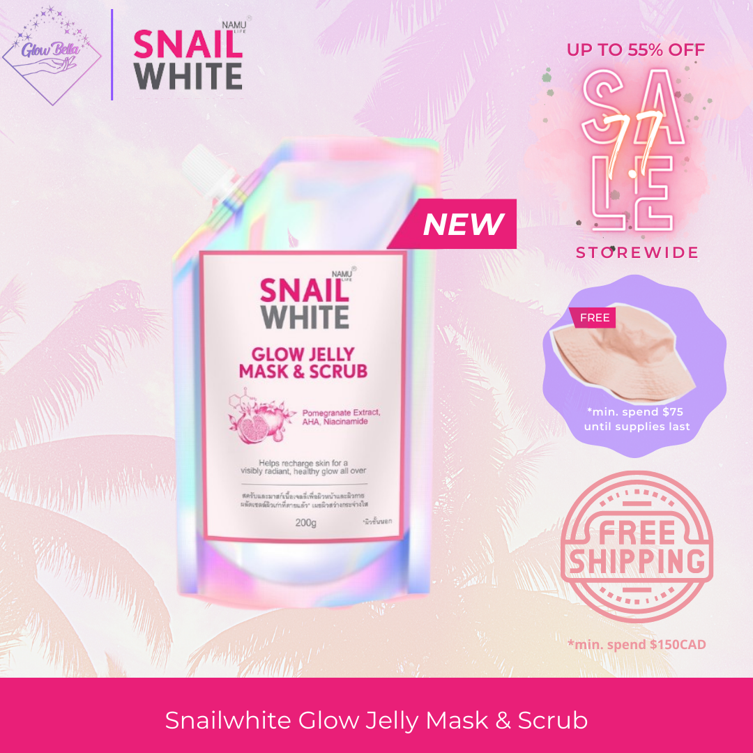 NAMU LIFE SNAILWHITE Glow Jelly Mask and Scrub 200g