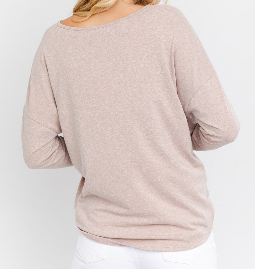 Overlap Detail Top - Lowcountry Winter Top