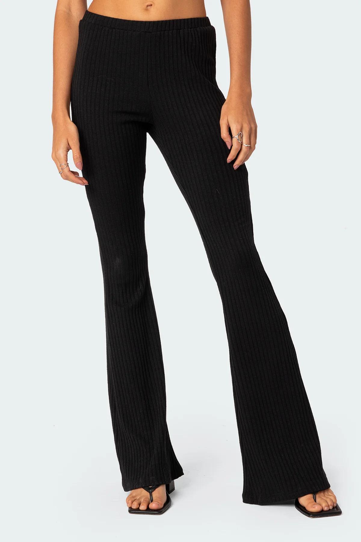 Dekota Ribbed Flared Pants