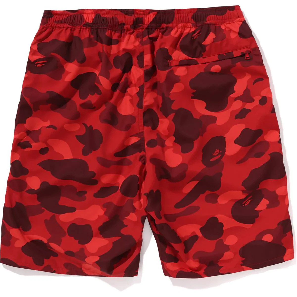 A Bathing Ape Shorts - Head On Point - Red Camo - 1K30-153-006