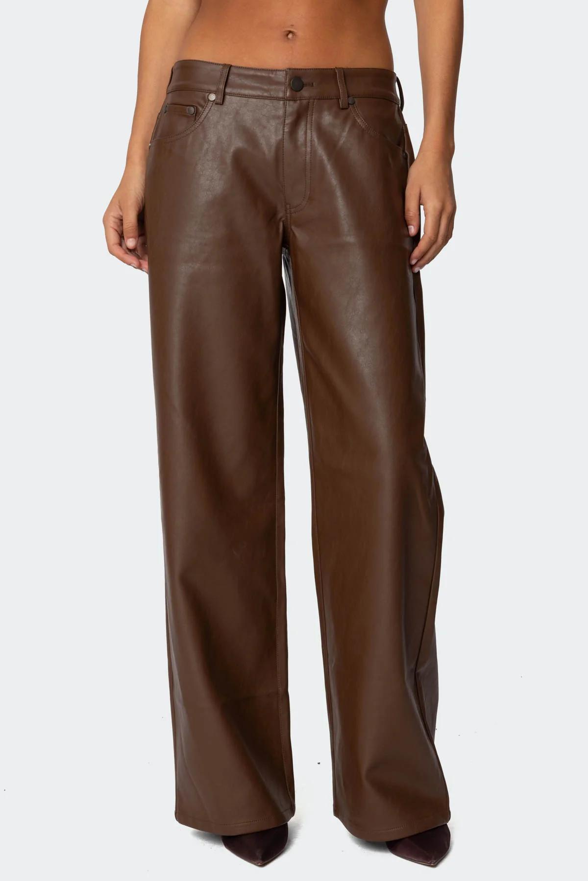 Tatiana Faux Leather Pants