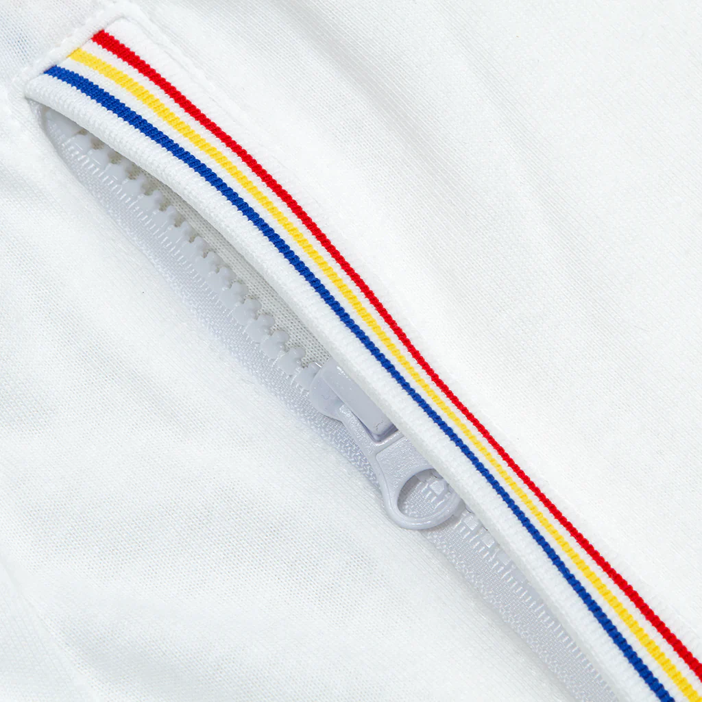 Cookies Shorts - Palisades Cotton Jersey - White  - CM241BKS09