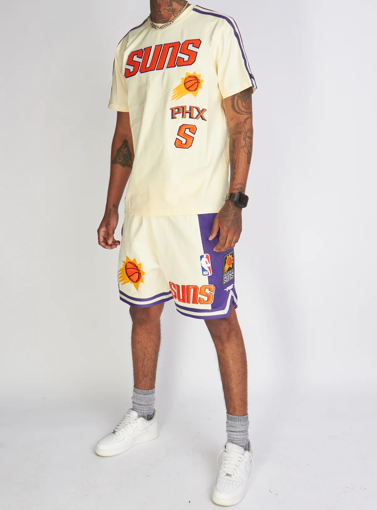 Pro Standard Short Set - Retro Classic - Suns - Cream - BPS155991