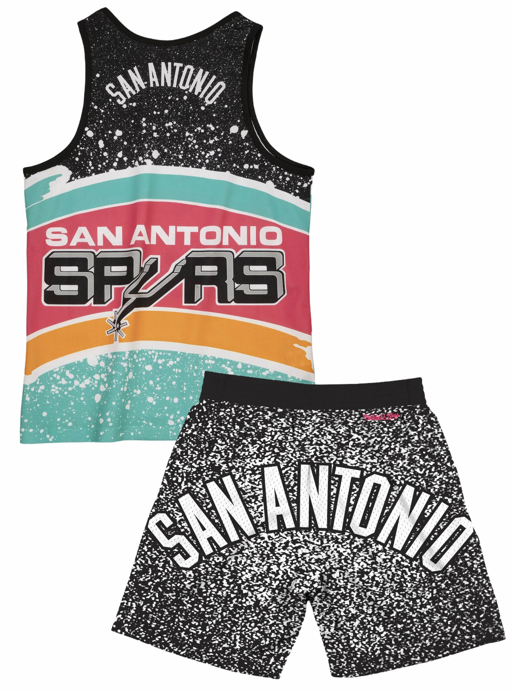 Mitchell & Ness Short Set - Jumbotron Spurs - Teal