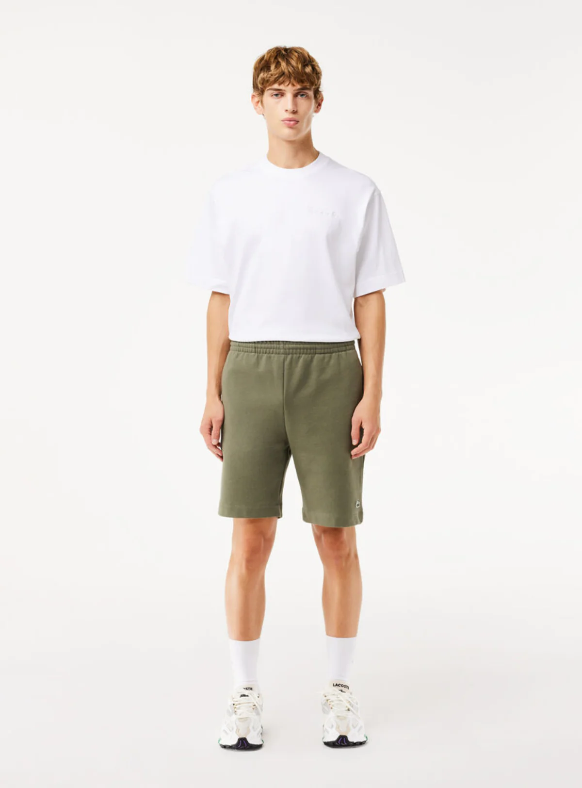 Lacoste Shorts - Men's Regular Fit Fleece - Khaki 316 - GH9627