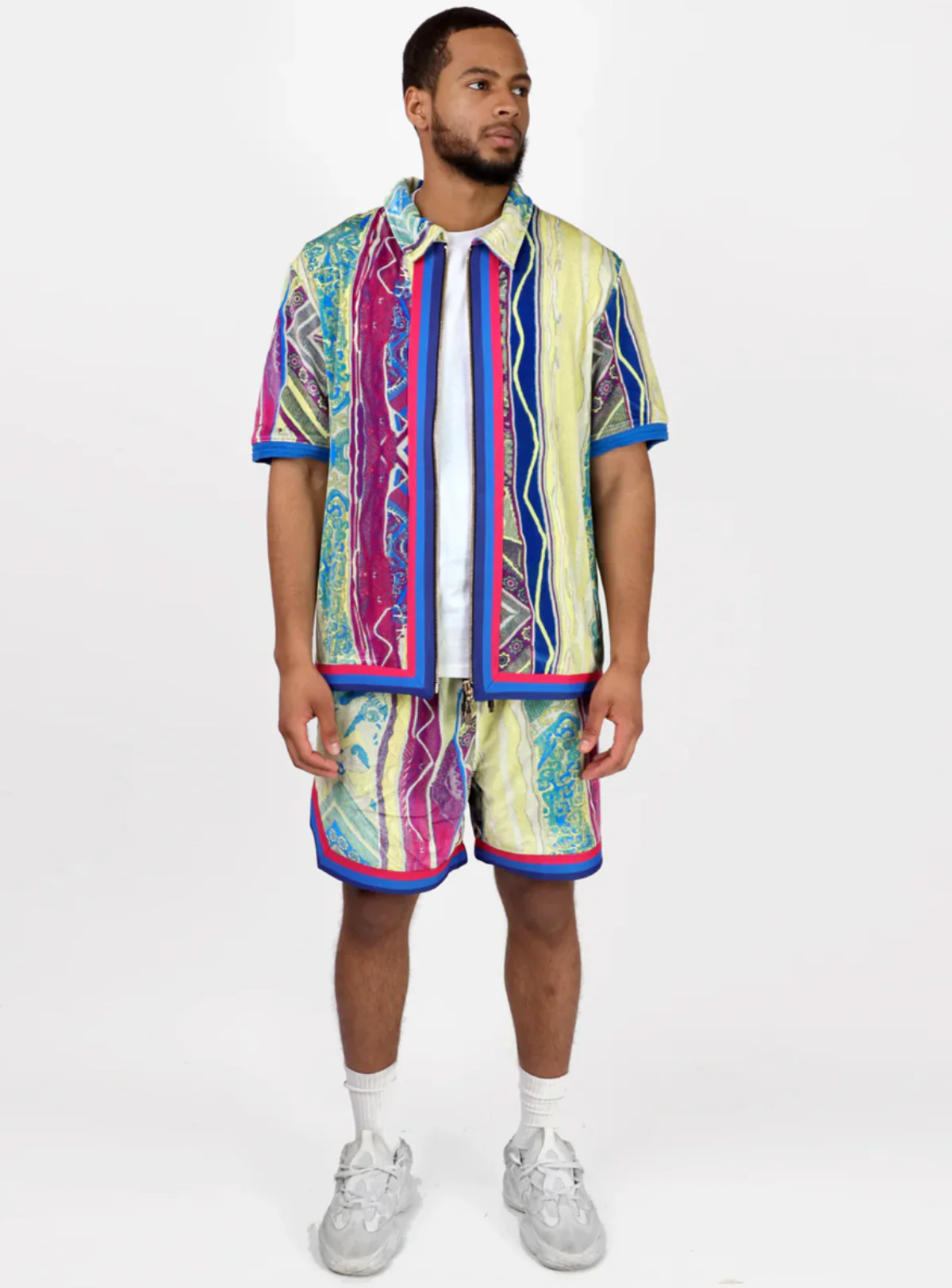 Coogi Shorts - Lamu Printed Velvet - Multi - CG-KT-100