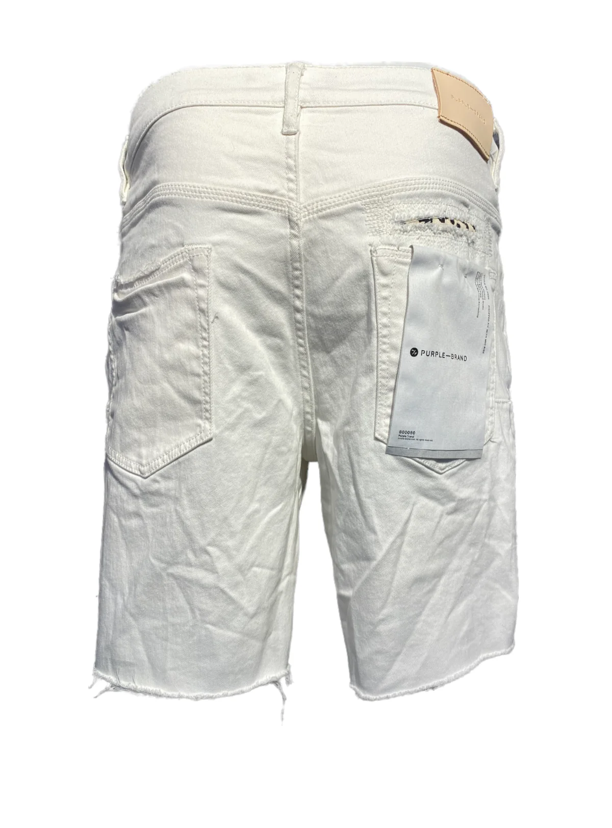 Purple-Brand Shorts - White Cheetah Repair - P020