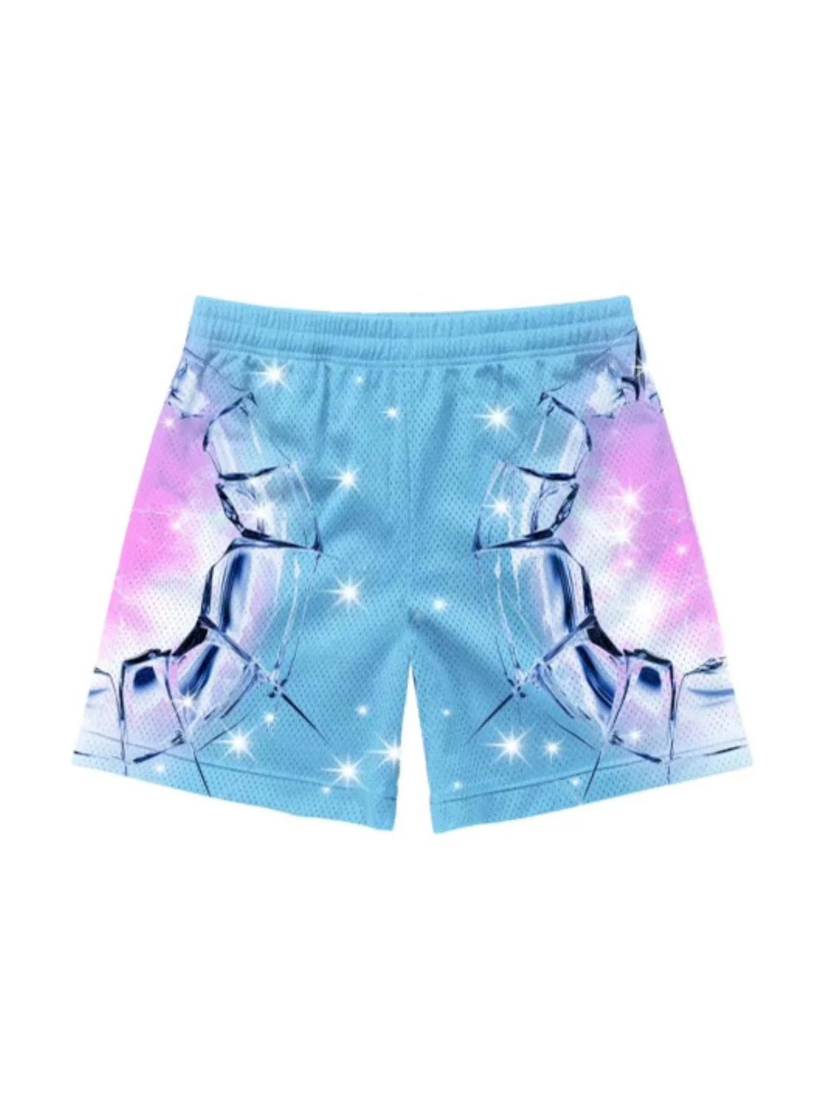 Wknd Riot Shorts - Glass Eye - Blue