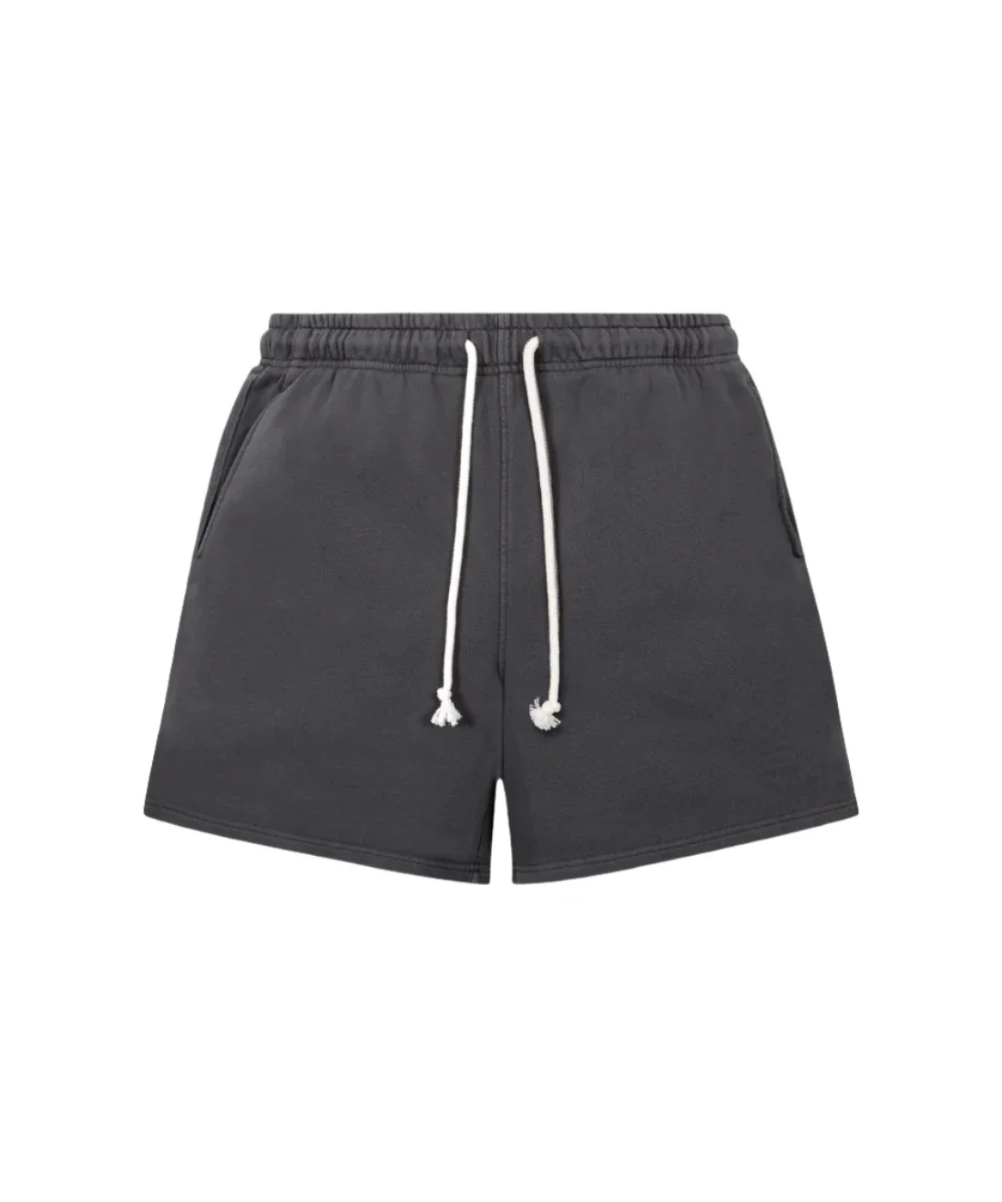 Paper Plane Shorts - Script Puff Print Short - Washed Black - 710016