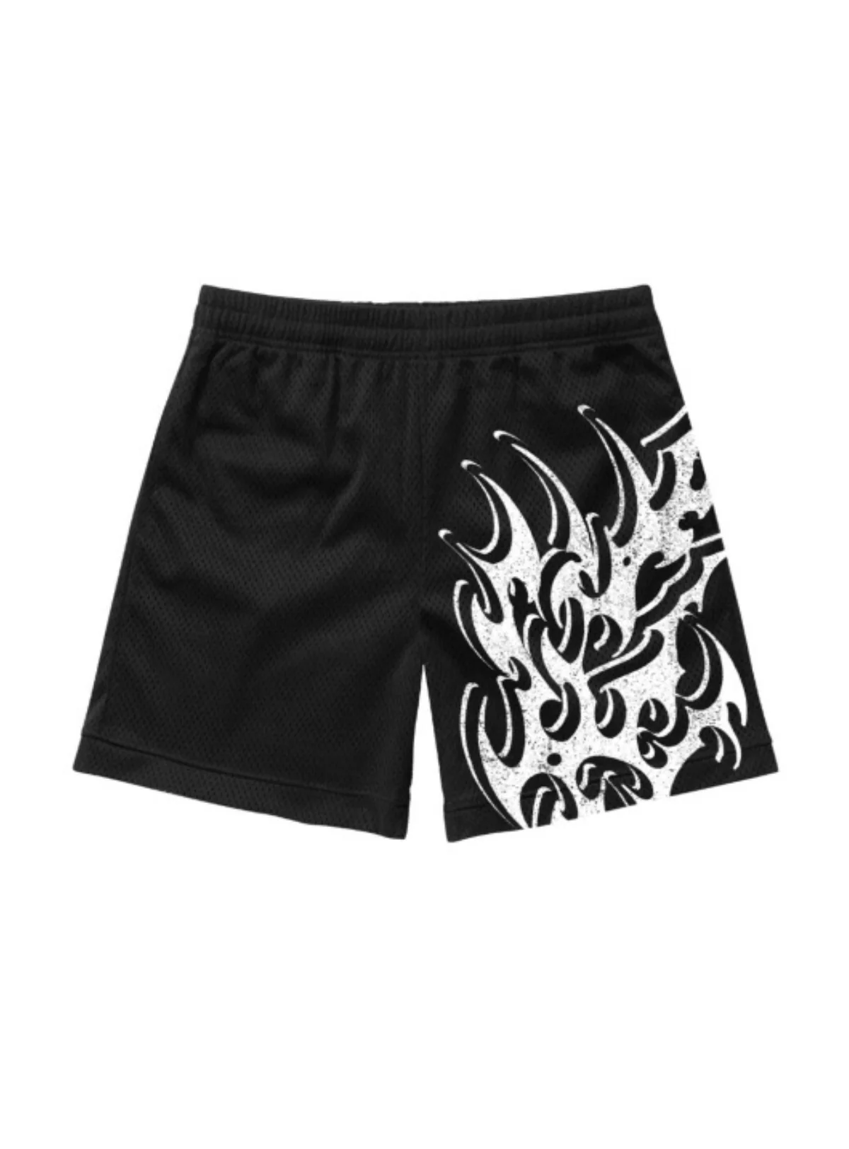 Wknd Riot Shorts - Chaos Head - Black