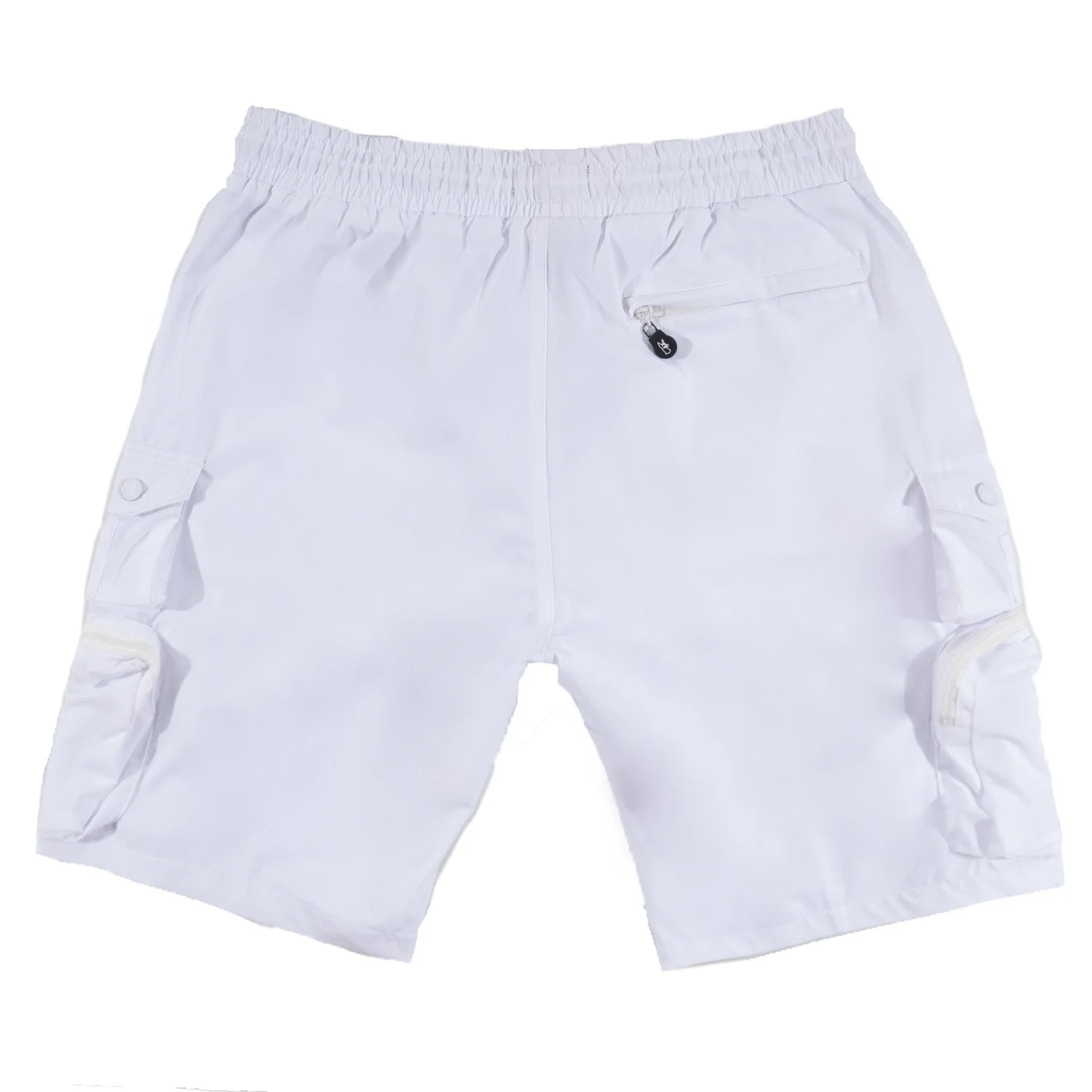 Makobi - M633 Colton Nylon Cargo Shorts - White