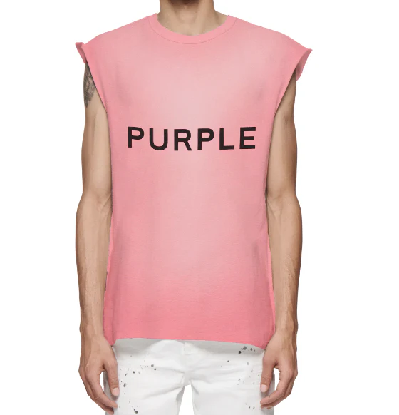 Purple Brand Short Set - Wordmark- Desert Rose - P446-PWMD324