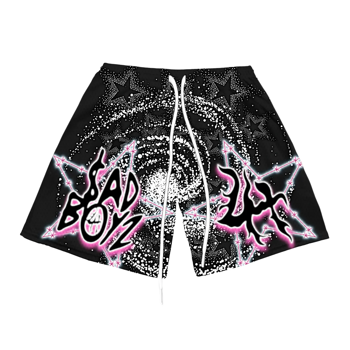 Lost Hills Shorts - Sad Boyz - Black - LHSBSHORTS008