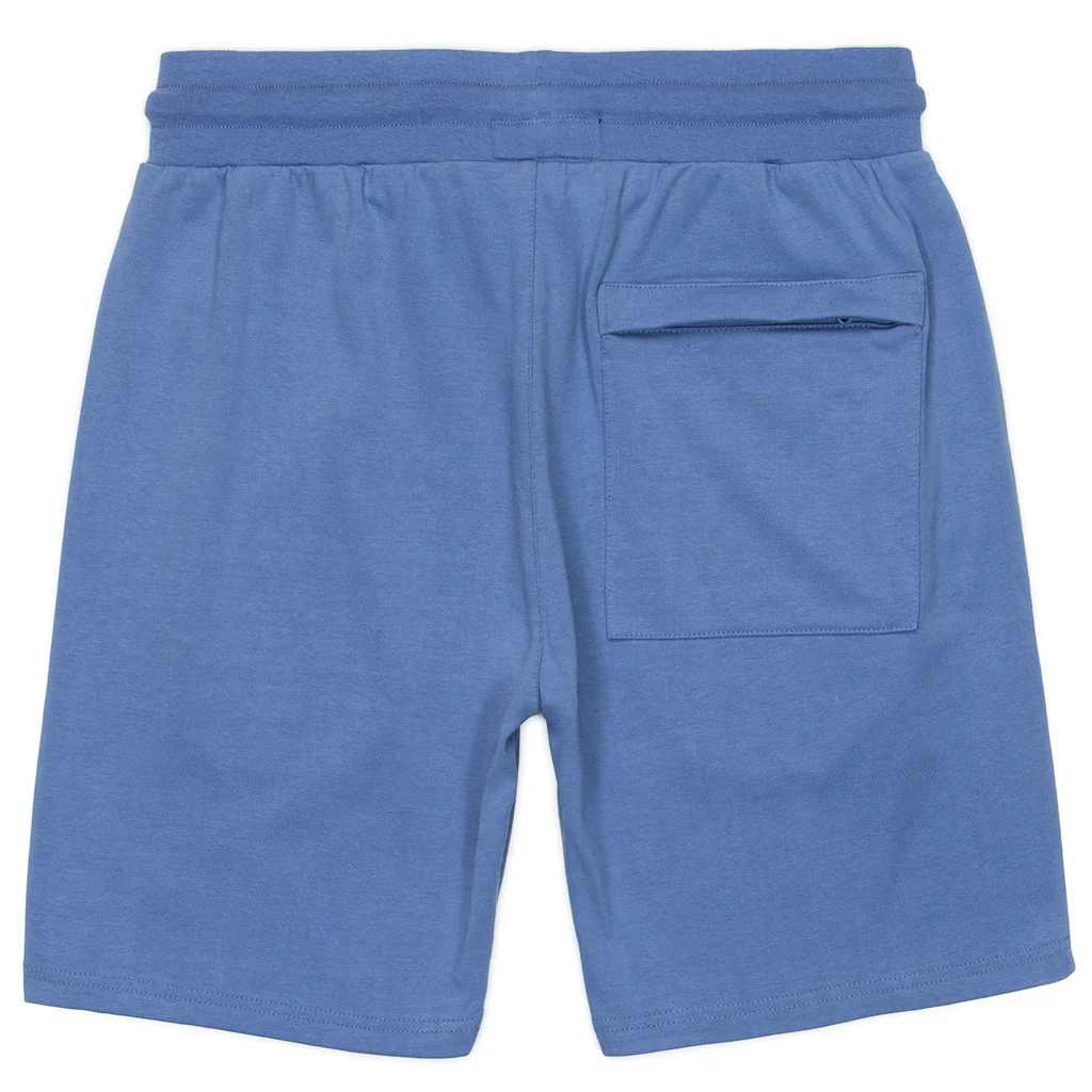 Cookies Shorts - Palisades Cotton Jersey - Blue - CM241BKS09