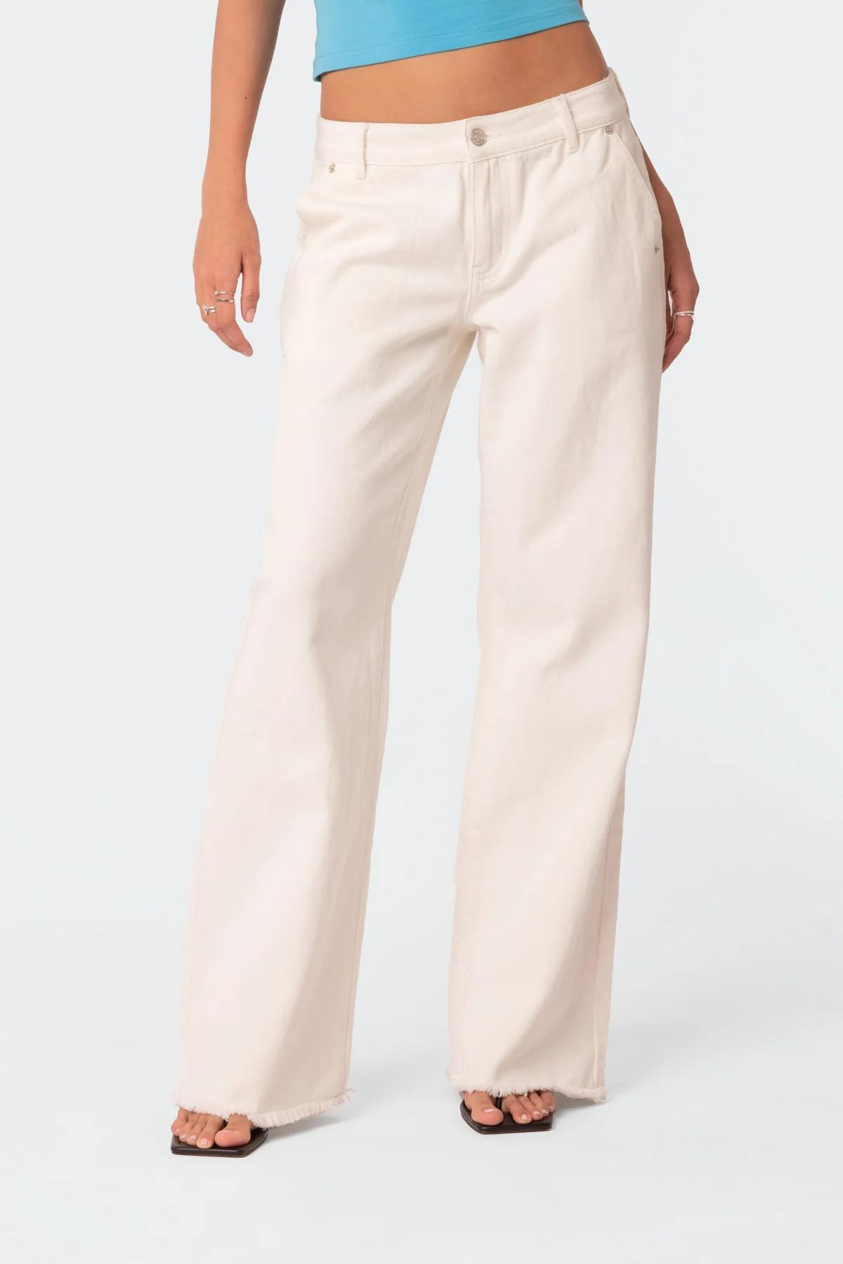 Dahlia Low Rise Straight Leg Jeans