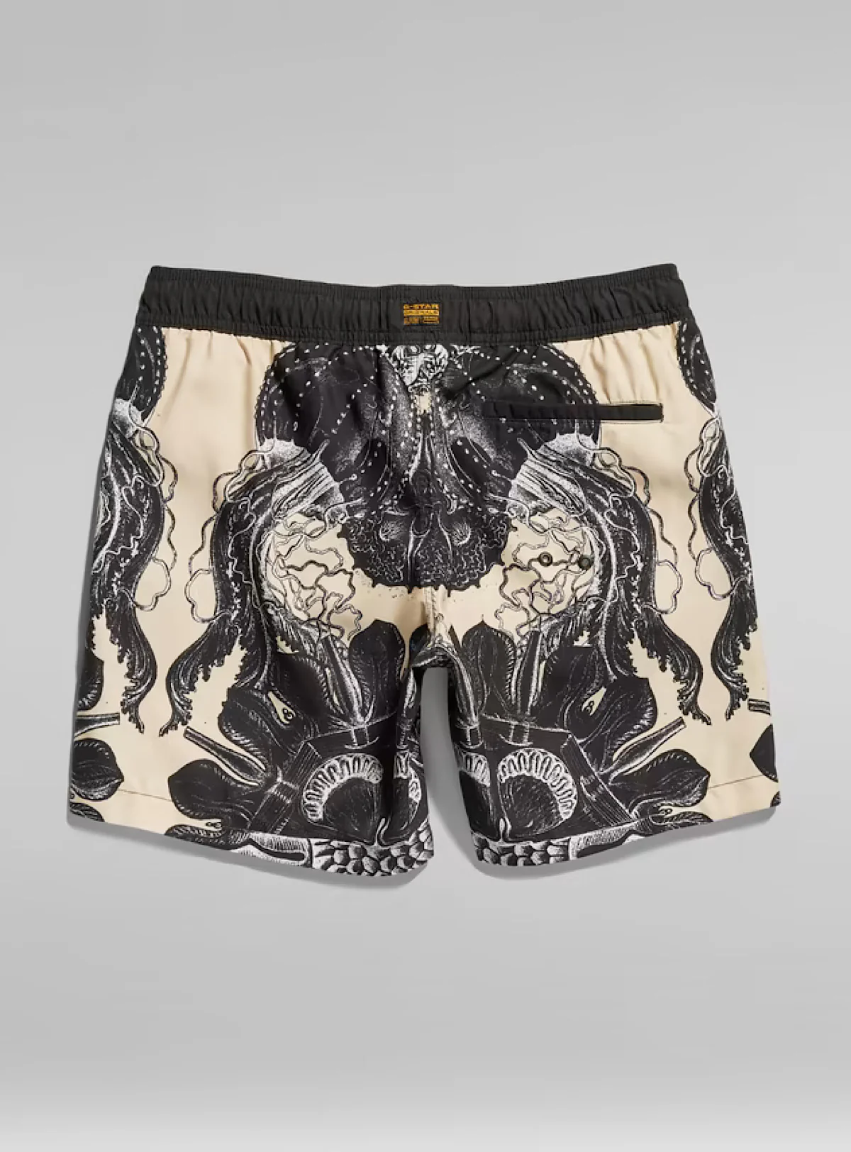 G-Star Swim Trunks - Dirik Jellyfish - Black And Yellow - D22965