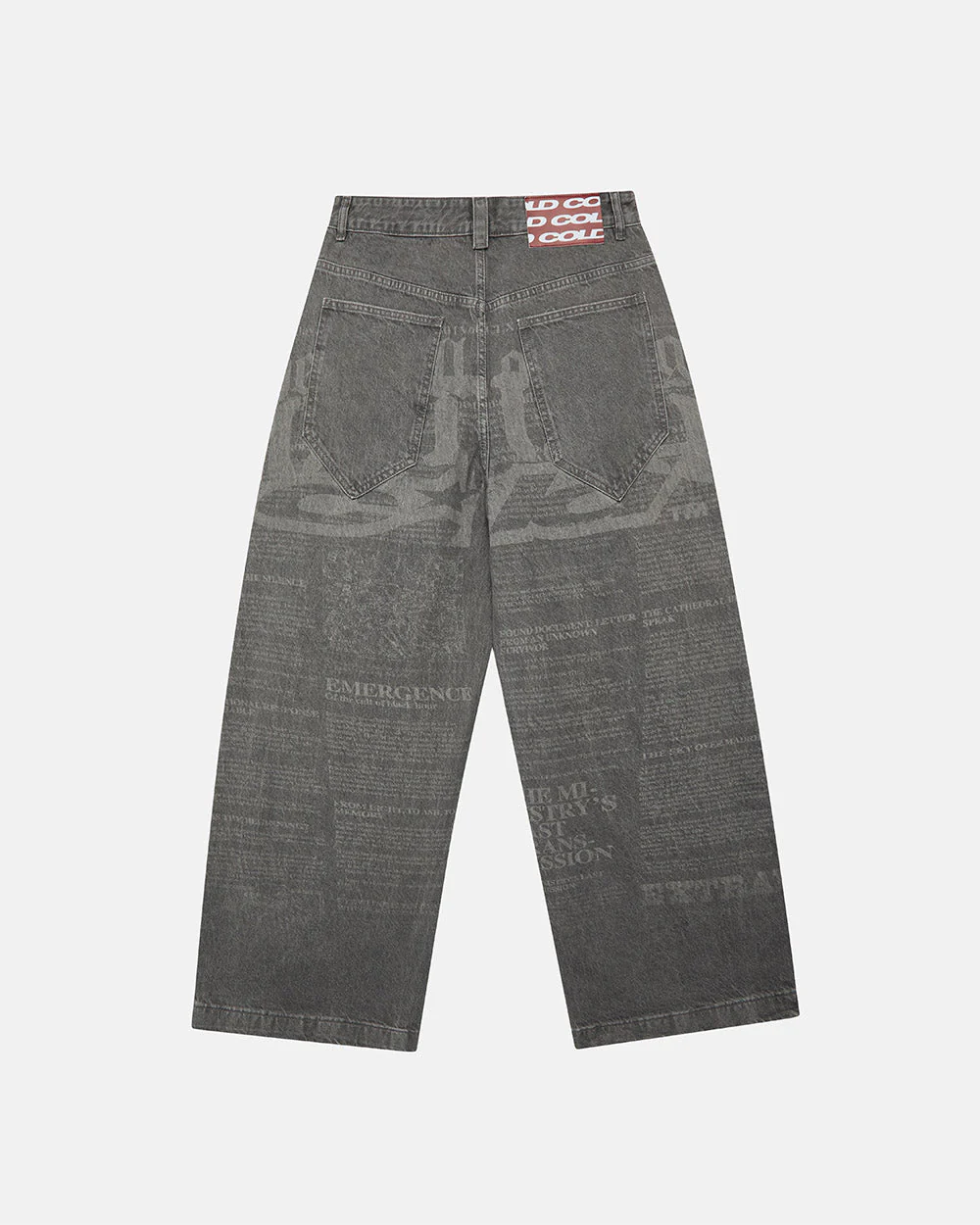 NEWSPAPER V2 PANTS  GREY