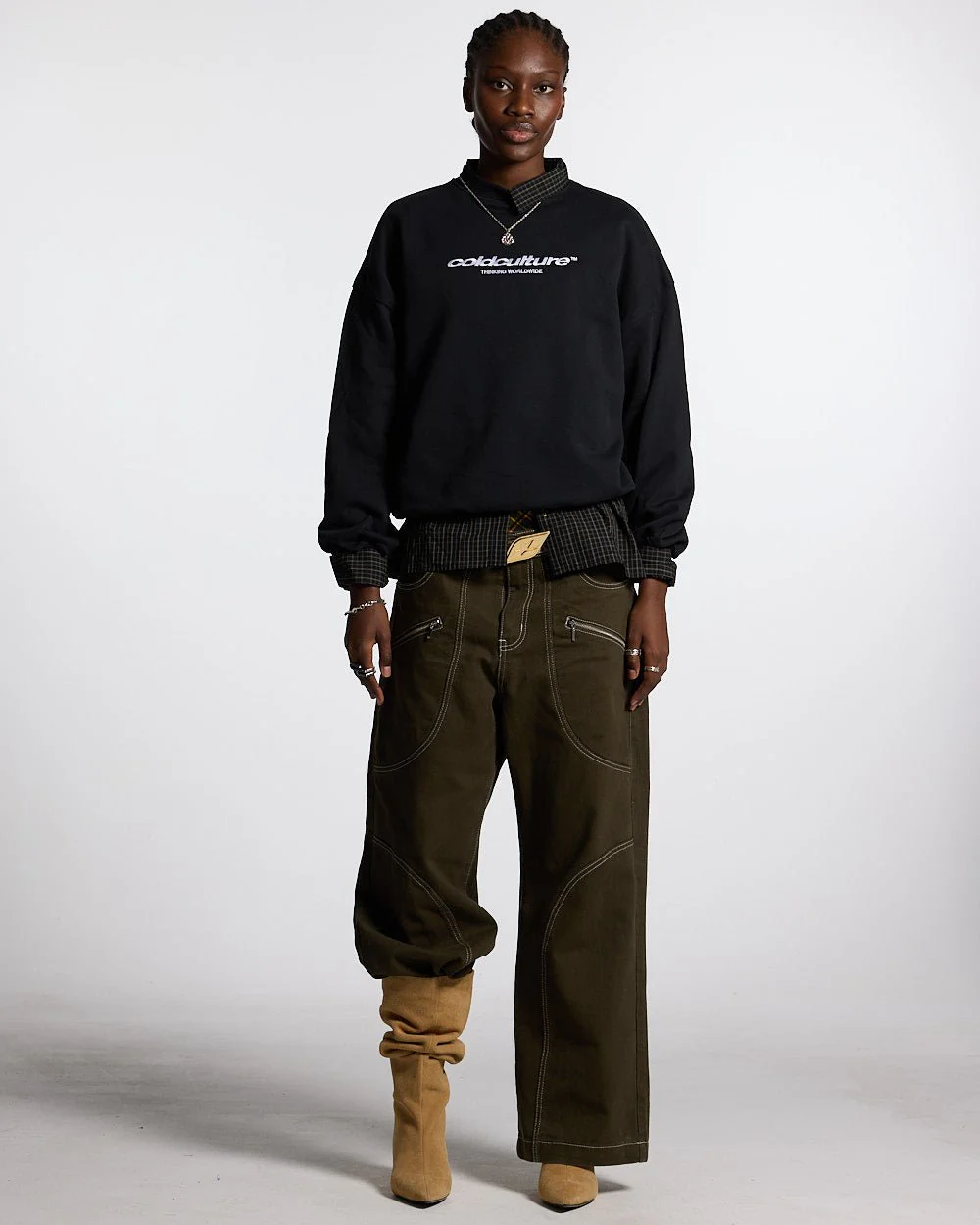 ZIP PANTS WOODPECKER GREEN