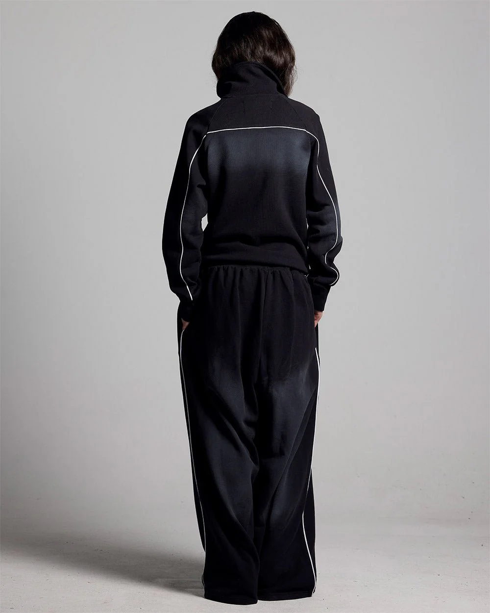 SAVAGE WASHED PANTS BLACK & WHITE