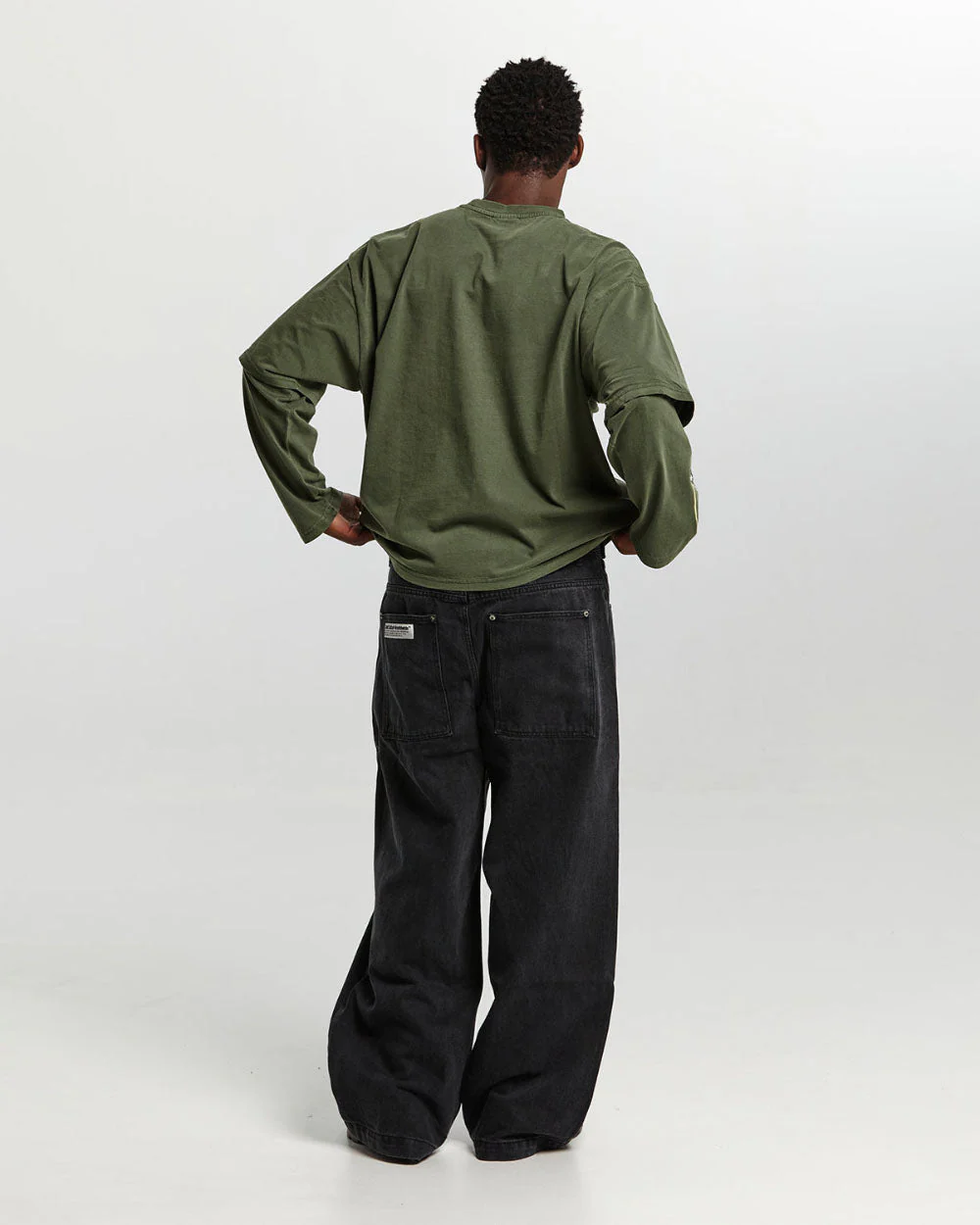 V2 PANTS BLACK DENIM