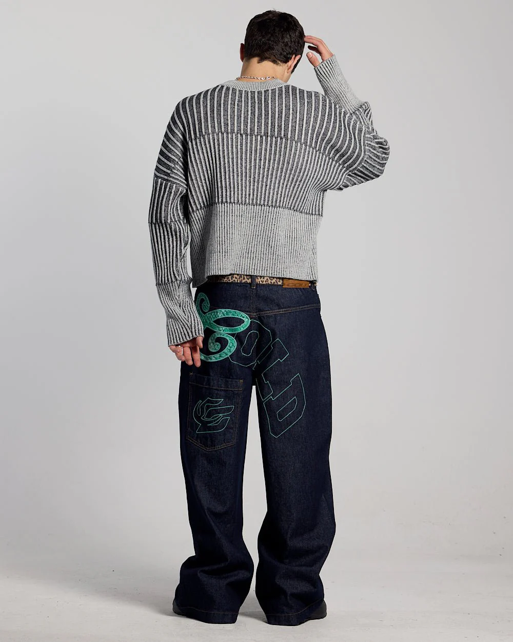 COLLEGE V3 PANTS RAW DENIM