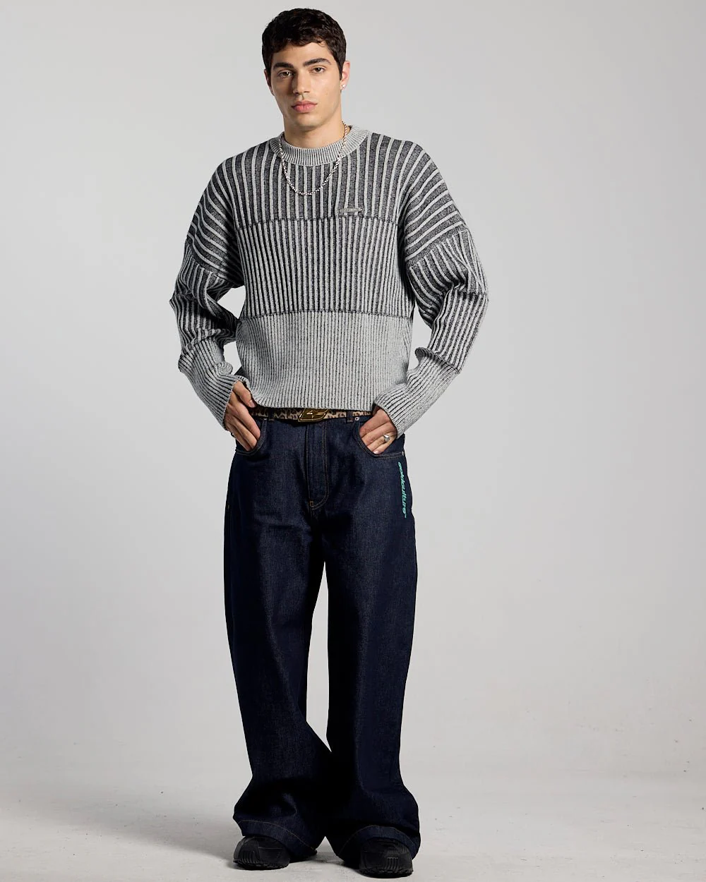 COLLEGE V3 PANTS RAW DENIM